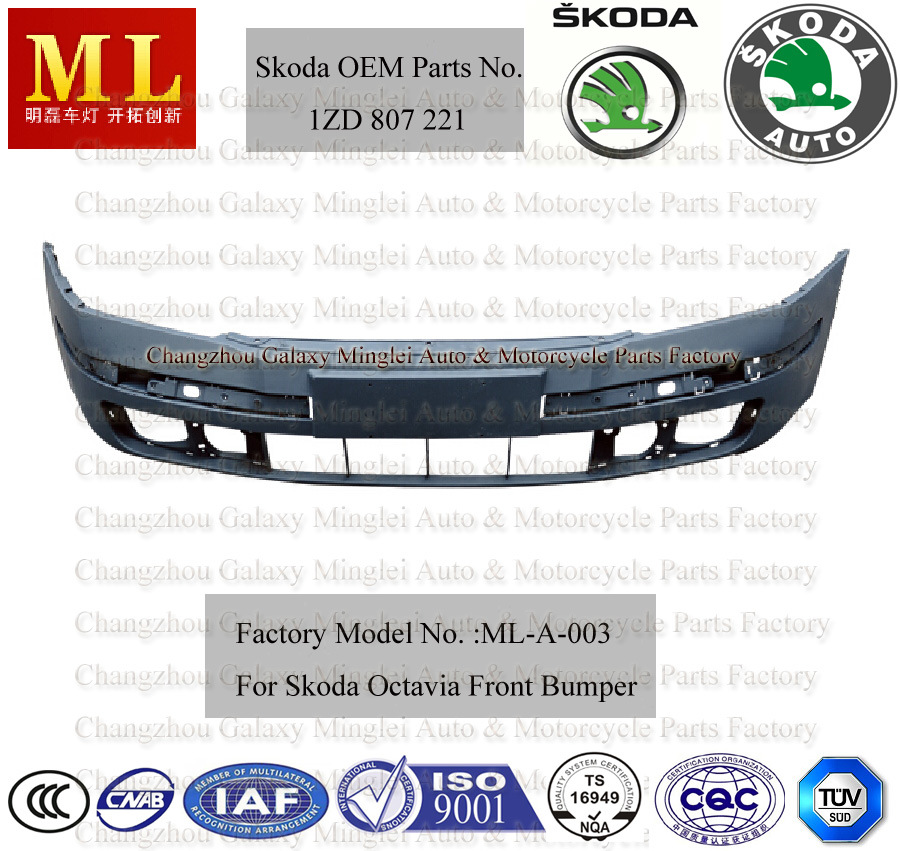 Flexible Auto Front Bumper For Skoda Octavia From 2004 2nd