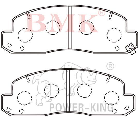 Hot Sales Brake Pad (D2148) for Toyota