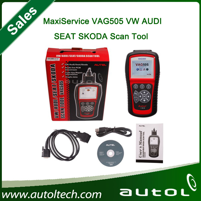 2015 Original Autel Maxiservice VAG 505 Price Autel Maxiservice VAG505 Vw Audi Seat Skoda Scan Tool