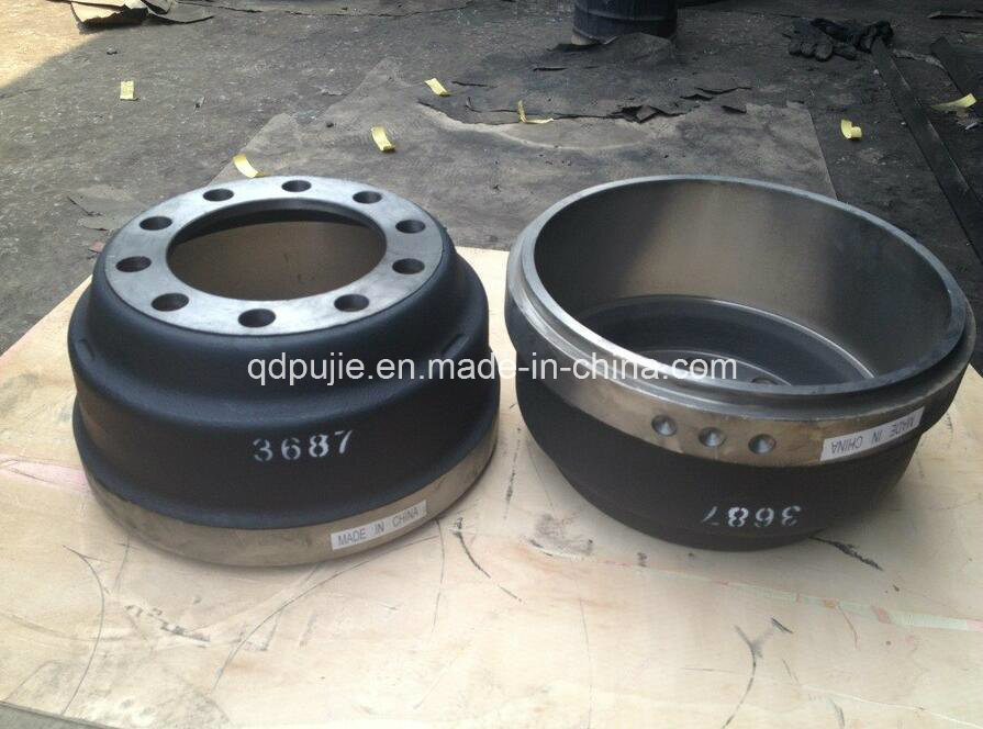 Top Quality 3687 Truck Brake Drums