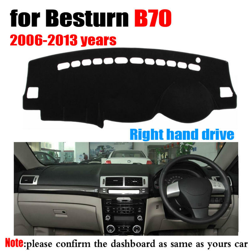 Car Dashboard Cover Mat for Besturn B70 2006-2013 Years Right Hand Drive Dashmat Pad Dash Car Covers Auto Accessories