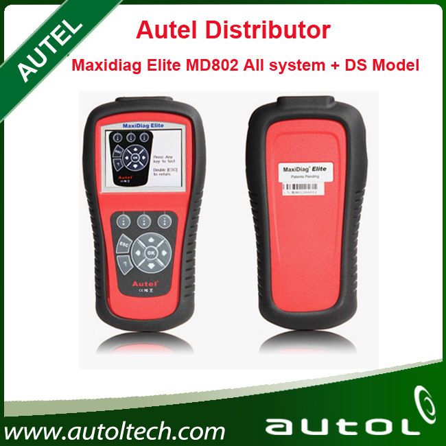 Autel Maxidiag Elite Md802 All System OBD2 Scanner Auto Tool Diagnose Engine Transmission ABS Airbag