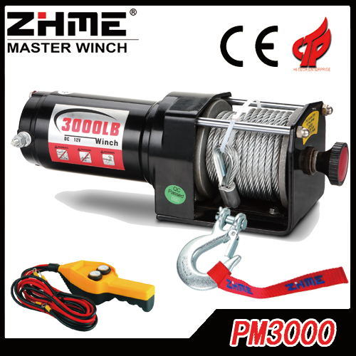 12V 3000lbs Mini Style ATV/UTV Electric Winch