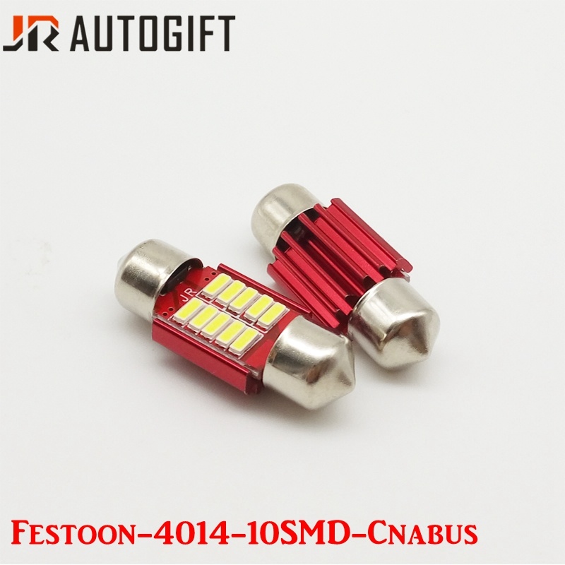 Festoon 31mm 4014 3014 10SMD Canbus Car LED Bulb 12V