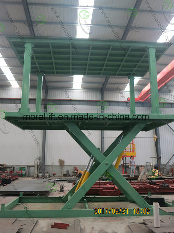 Hydraulic Car Rising Platform Car Lift with Double Deck