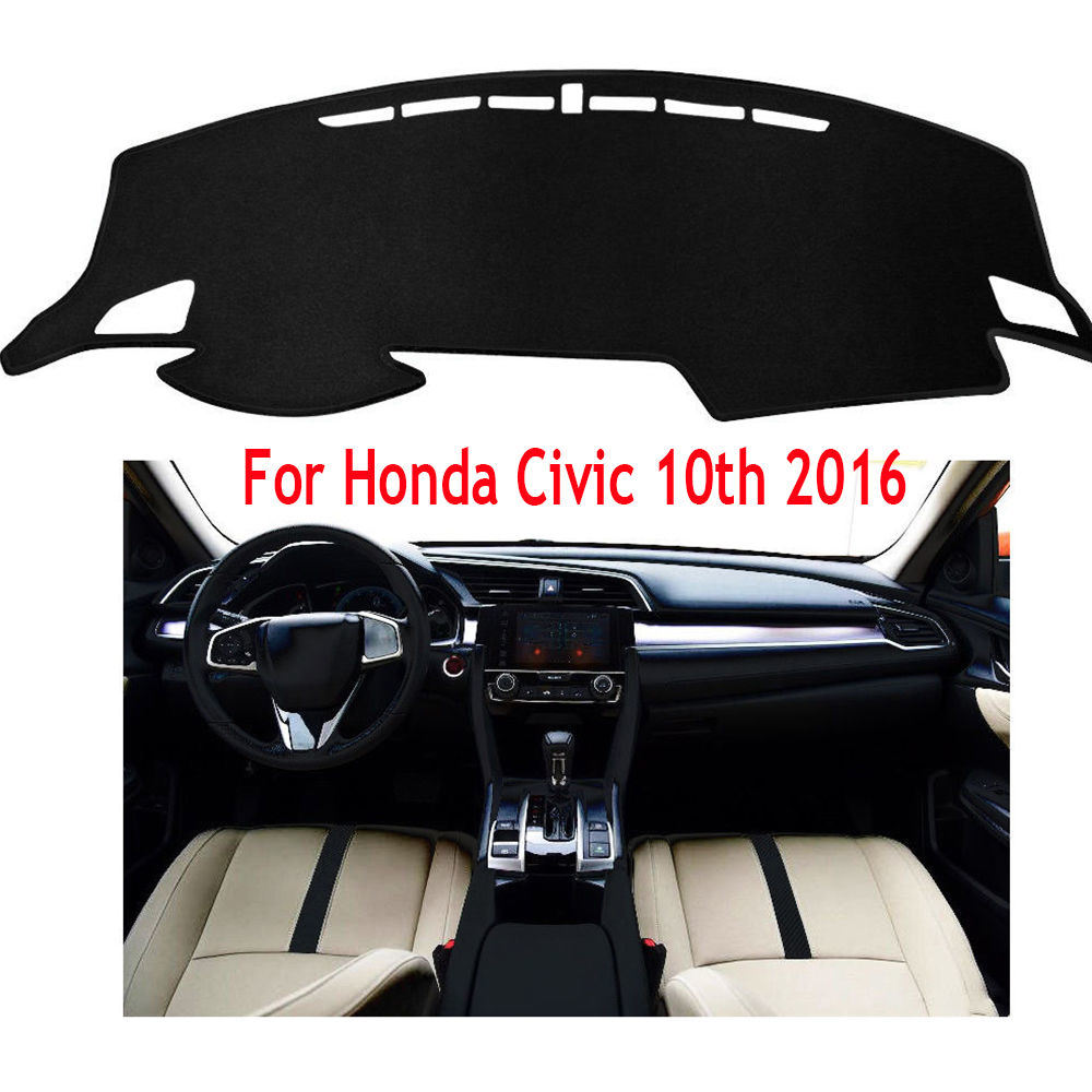 for Honda Civic 10th 2016-2017 Dashmat Dashboard Cover Dash Board Cover Mat