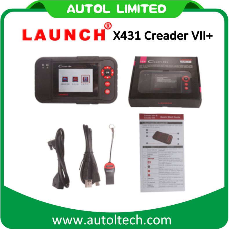 Original Launch Creader 7+ Creader VII+ (SAME as CRP123) Auto Code Reader Creader VII Plus Crp 123 Update Online [Launch Legal Distributor]