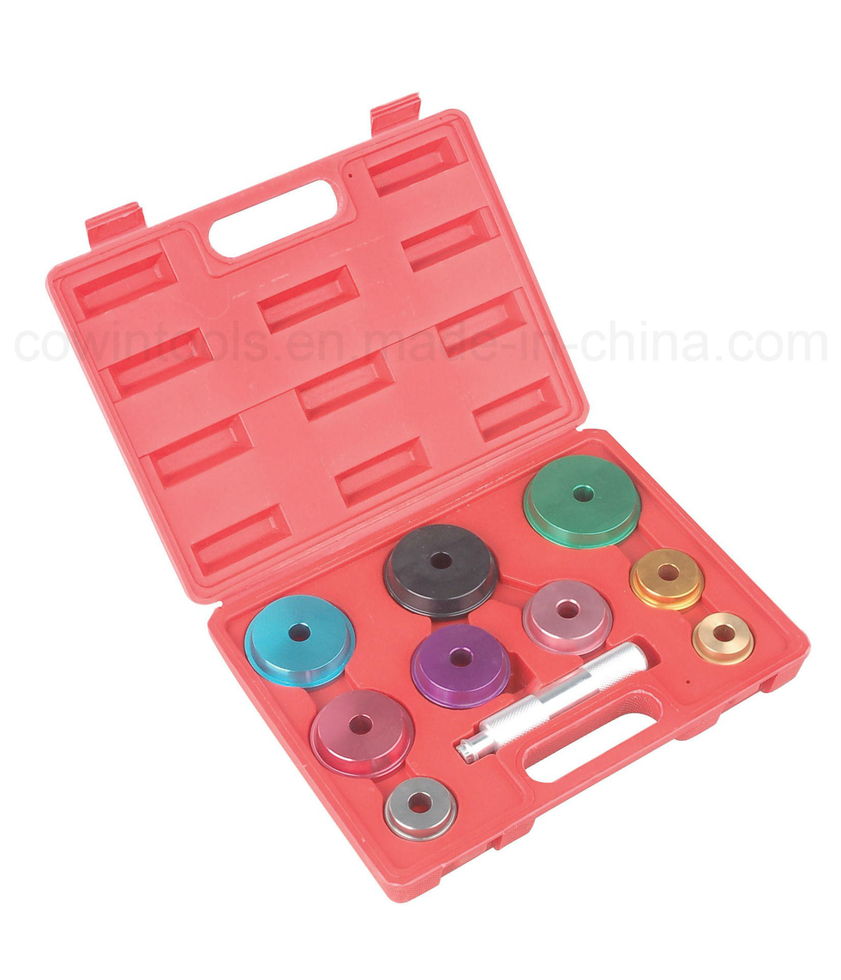 10PC Bearing Race and Seal Driver Set, Colorful
