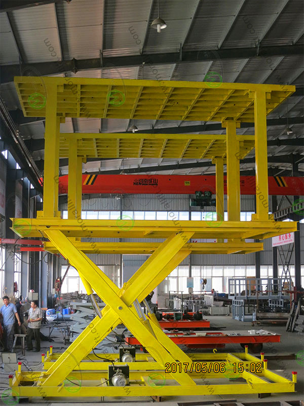 Hydraulic Car Elevator for Parking with Two Platform