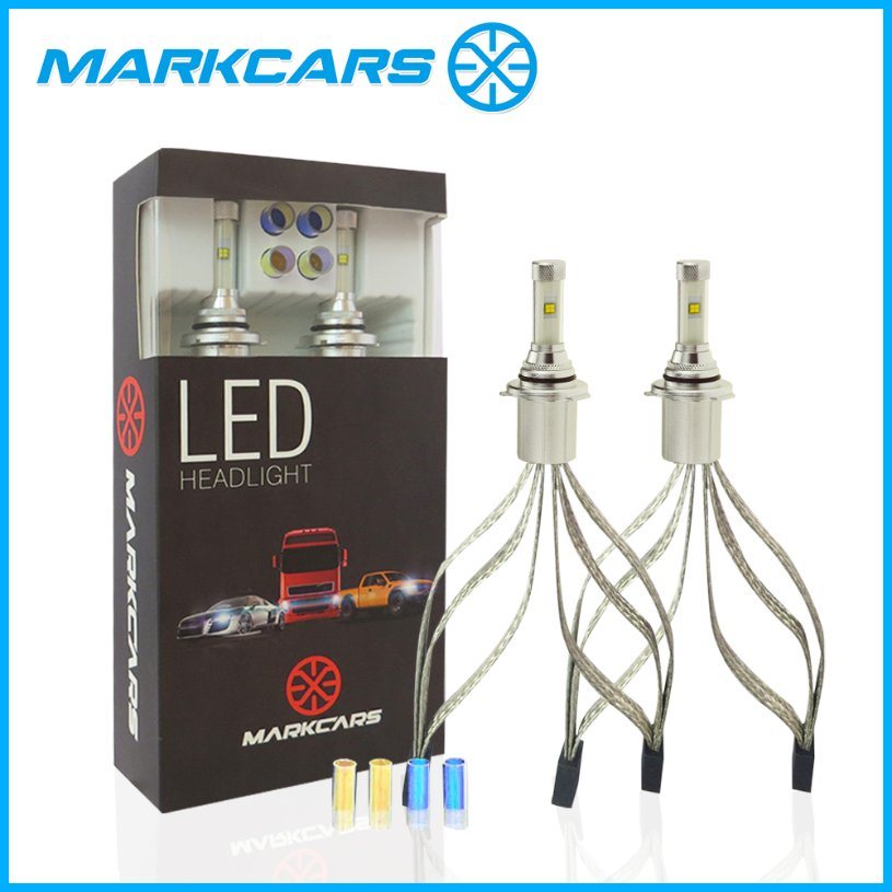 Markcars High Quality Three Color Temperature LED Headlight