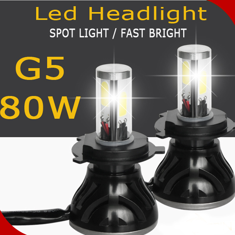 Top Quality High Power LED Headlight 3000k Yellow 6000 White 8000k Bulb H7 Headlight LED
