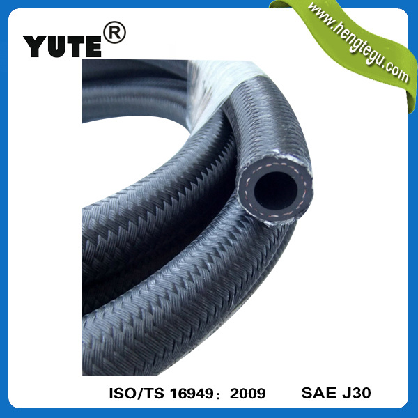 Yute High Pressure 3/4 Inch Black Fuel Hose Cover Braided