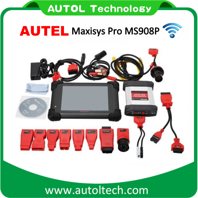 Original Autel Maxisys Ms908p PRO Autel Maxidas Maxisys PRO Diagnostic with WiFi Autel Ms908p + J2534 Online ECU Reprogrammer