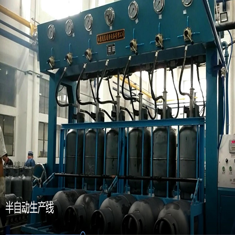 15kg LPG Gas Cylinder Body Production Line Auto Online Hydro Testing Machine