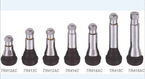 Tire Valves with Chrome Sleeve & Cap Tr413AC/Tr414c