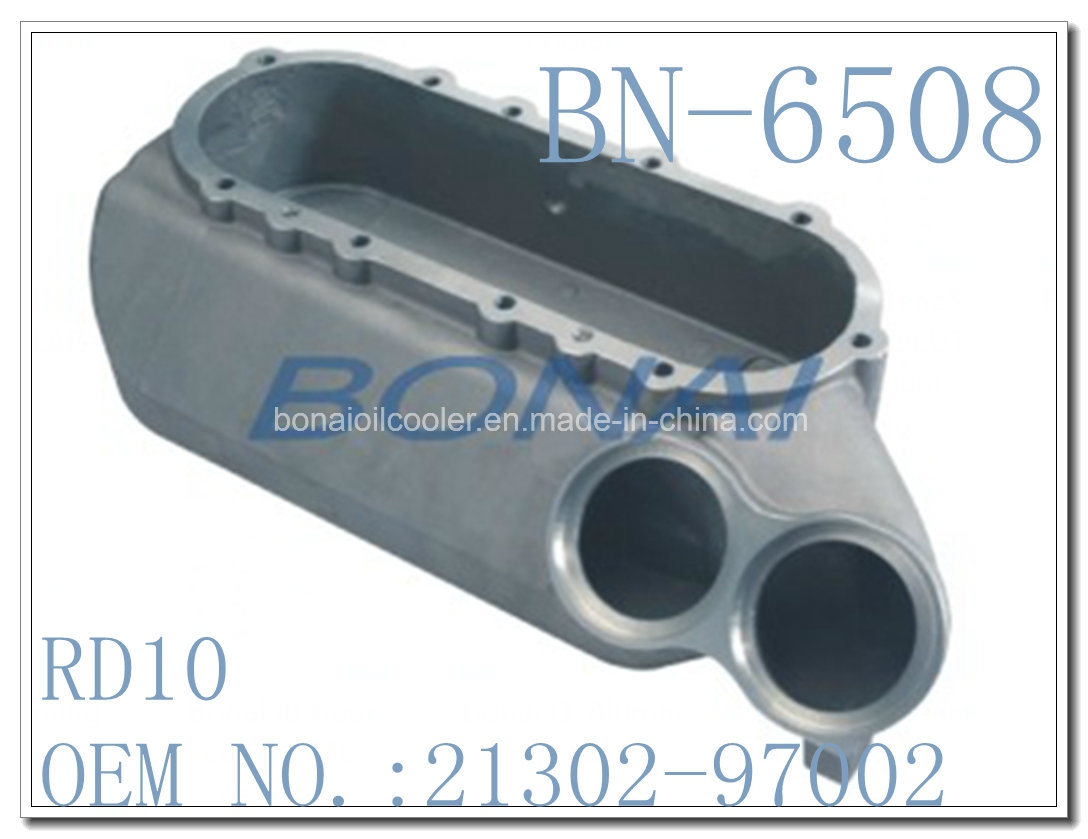 Nissan Aluminium Engine Oil Cooler Cover Rd10 (OEM NO.: 21302-97002)
