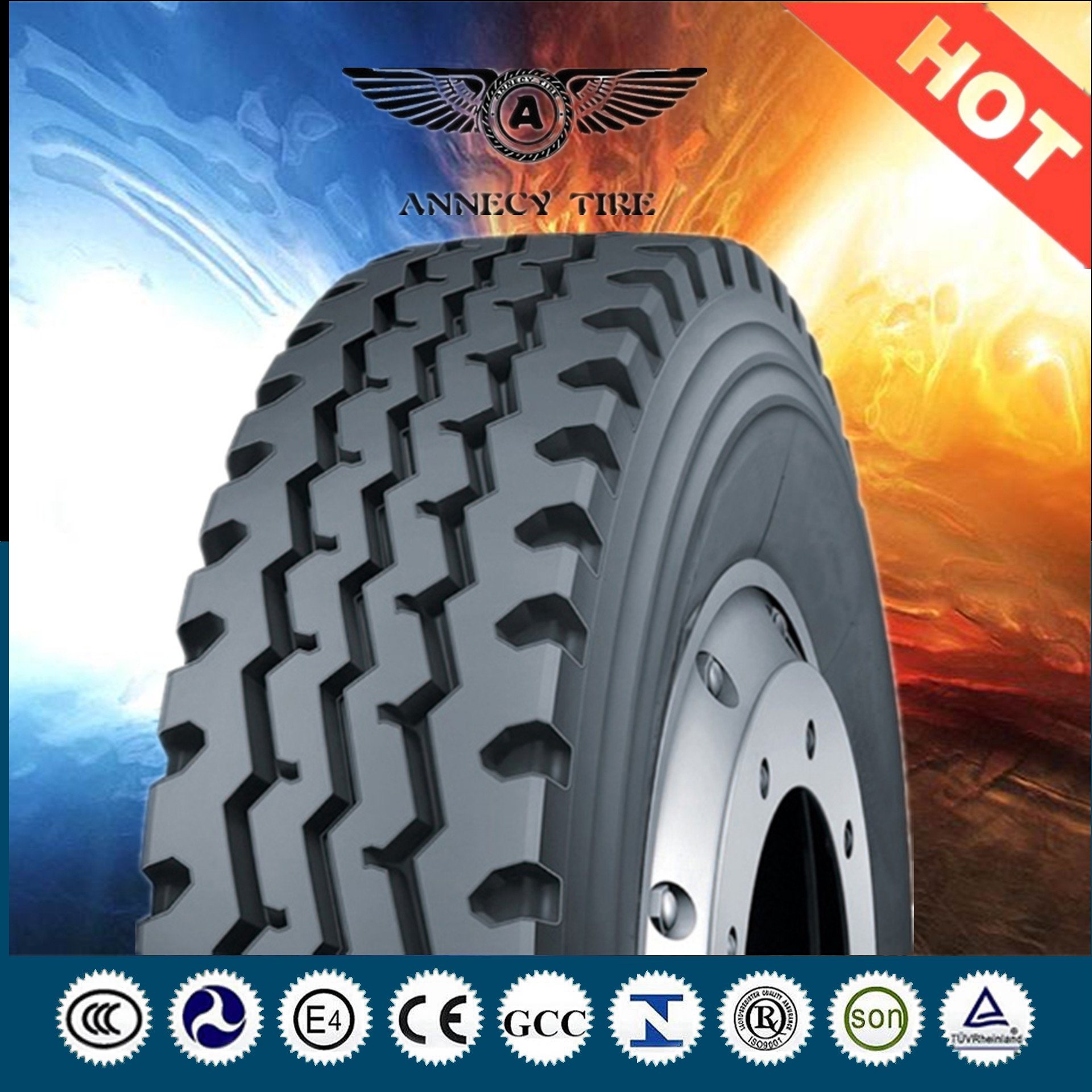 Truck Tyre All Steel Radial Truck Tire (7.00R16, 7.50R16, 8.25R16)