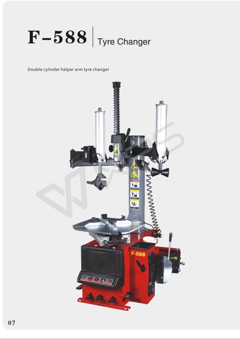 Tyre Changer with Double Arm,