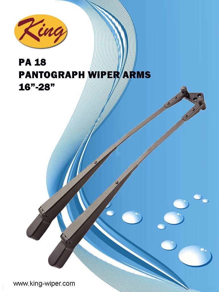 60mm Wide Pantograph Wiper Arm for Engineering Cars, Tractor, Bus, Special Vehicles