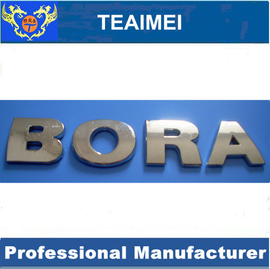 Bora Chrome Letter Body Sticker Car Emblem Badges