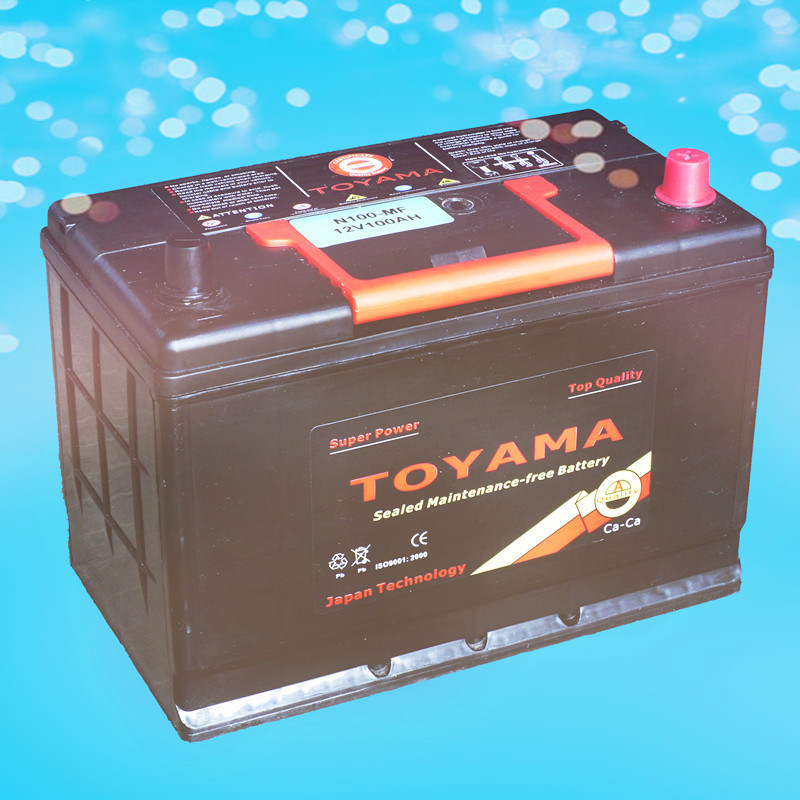 Auto 12V100ah Dry Charged Car Battery JIS Standard