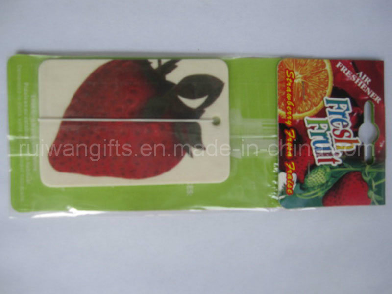 Fruit Strawberry Fragrance Paper Car Air Freshener