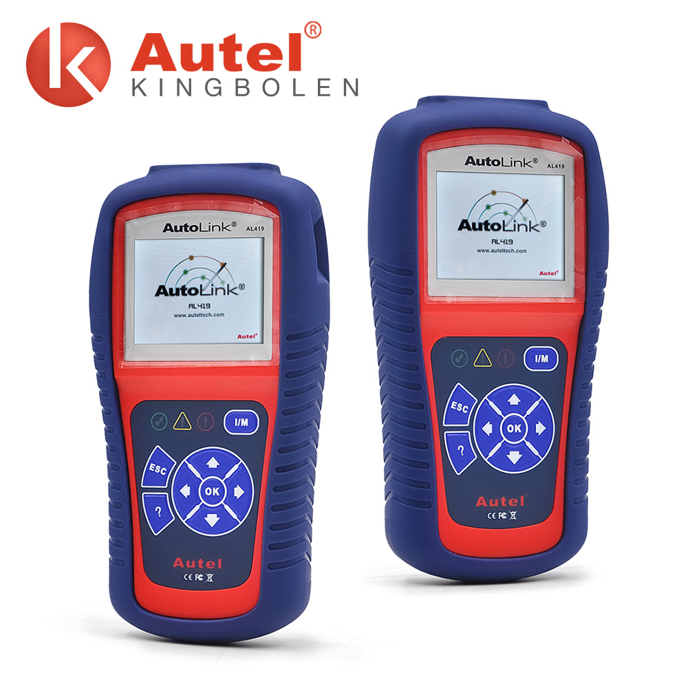 [Autel Distributor] Autel Autolink Al419 OBD II & Can Code Reader Auto Link Al-419 Update Official Website