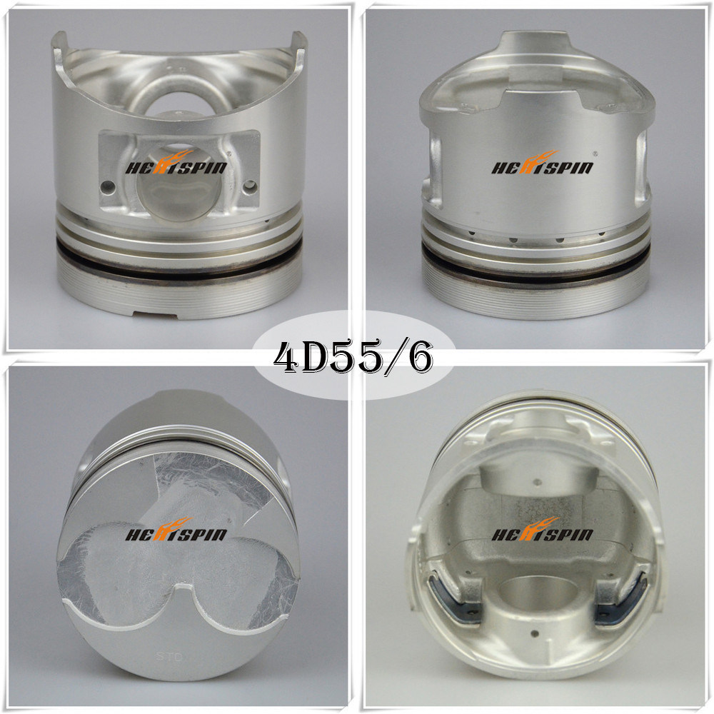 Japanese Diesel Engine Auto Parts 4D55/4D56 Piston for Mitsubishi with OEM MD103308/MD050011