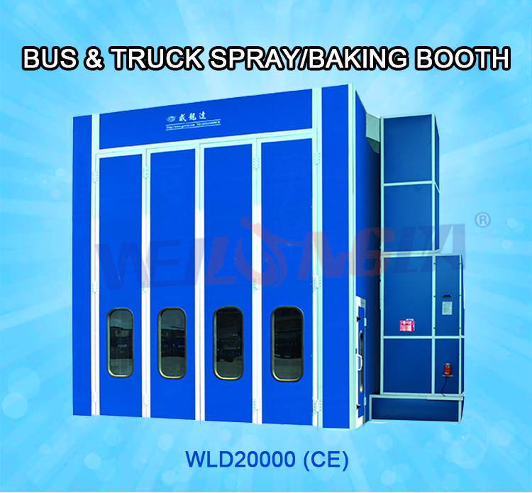 Big Bus Spray Paint Booth for Sale in Romania