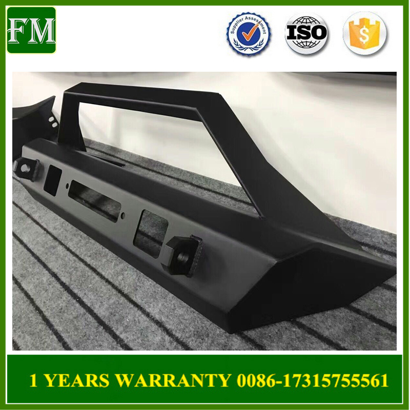 Jk Front Bumper Black Steel for Jeep Wrangler