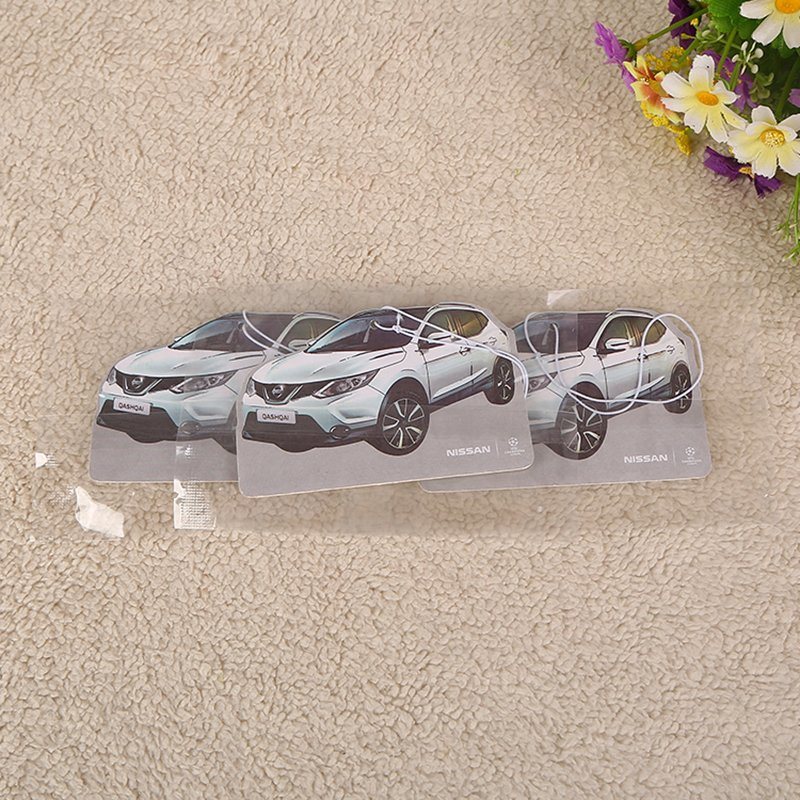 Customized Size Car Shape Paper Perfume Hanging Air Freshener (YH-AF401)
