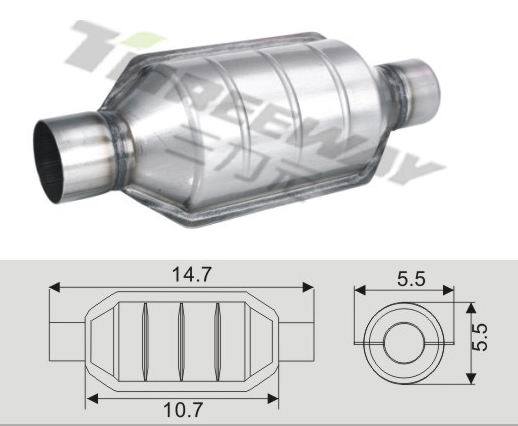 Exhaust Performance Catalytic Converter Euro4 for Small Cars & Trucks