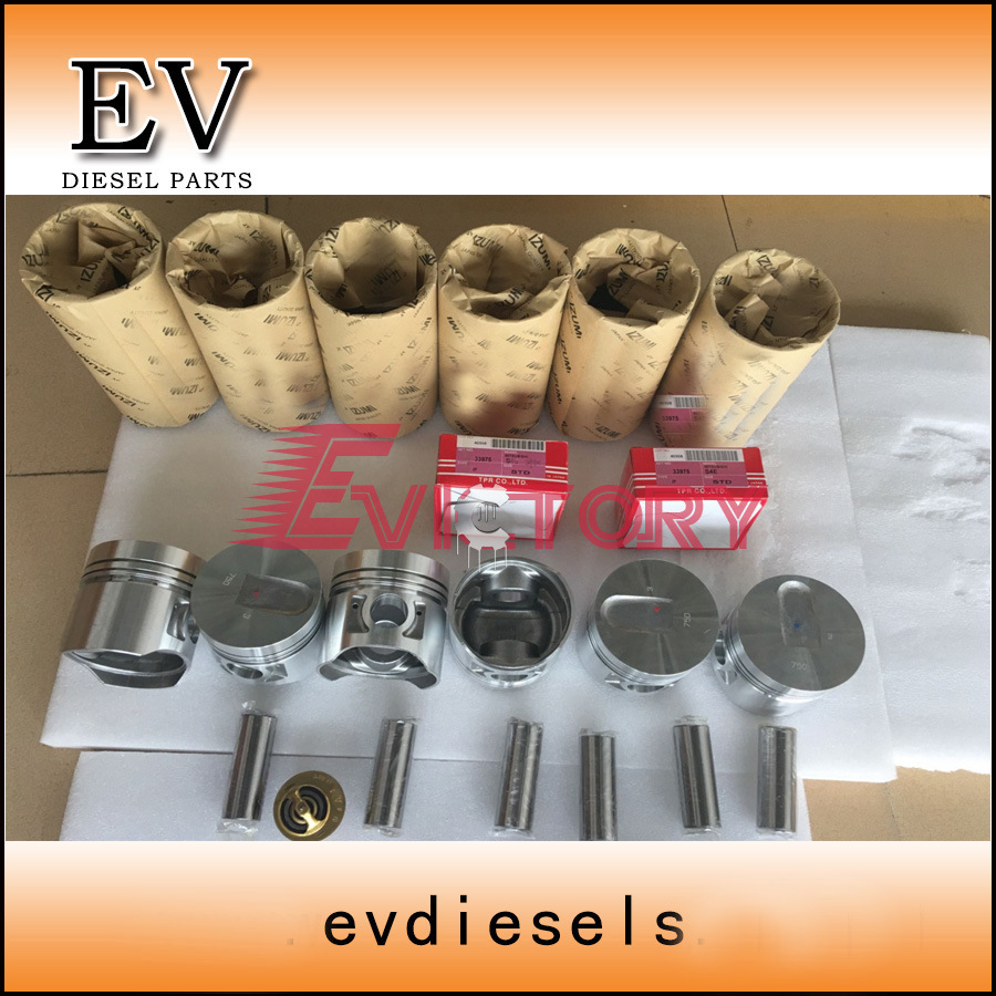 S4e2 S6s S6e S6e2 Piston Ring Cylinder Liner Kit for Mitsubishi Engine Parts
