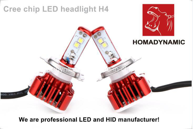 LED Car Light CREE Chip 3600lm LED Headlight Homa-F6 H4 9600 Lm