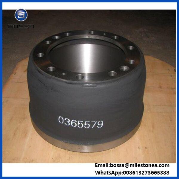 Auto Spare Parts Grey Iron Brake Drum for Heavy Truck