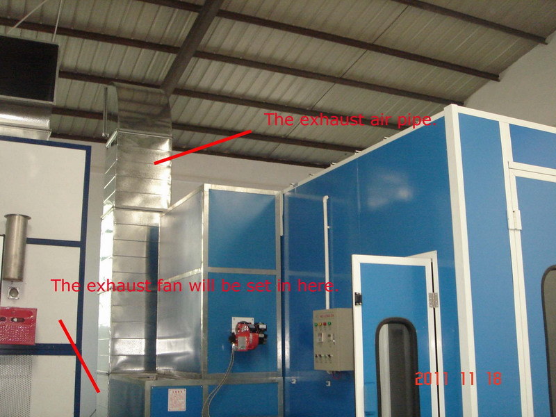 Economic Paint Curing Booth with Mirco Computer Control Box Wld6100