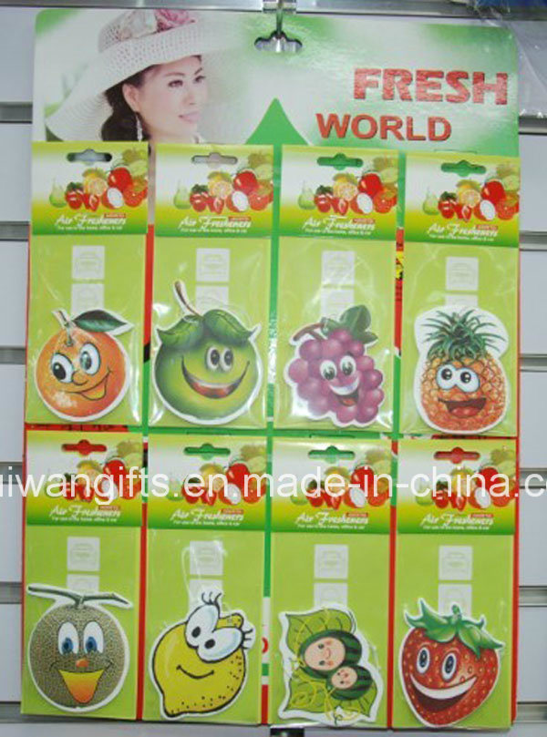 Various Fruit Shaple Paper Automatic Air Freshener (AF021)