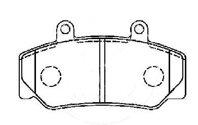 Auto Parts Brake Pad for Mercedes