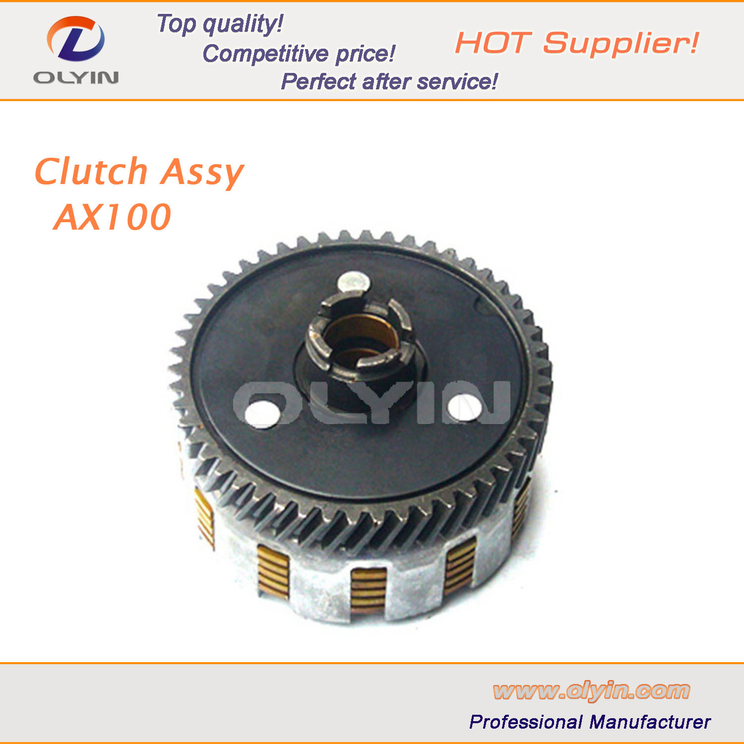 Ax100 Motorcycle Engine Parts Clutch Assy for Suzuki