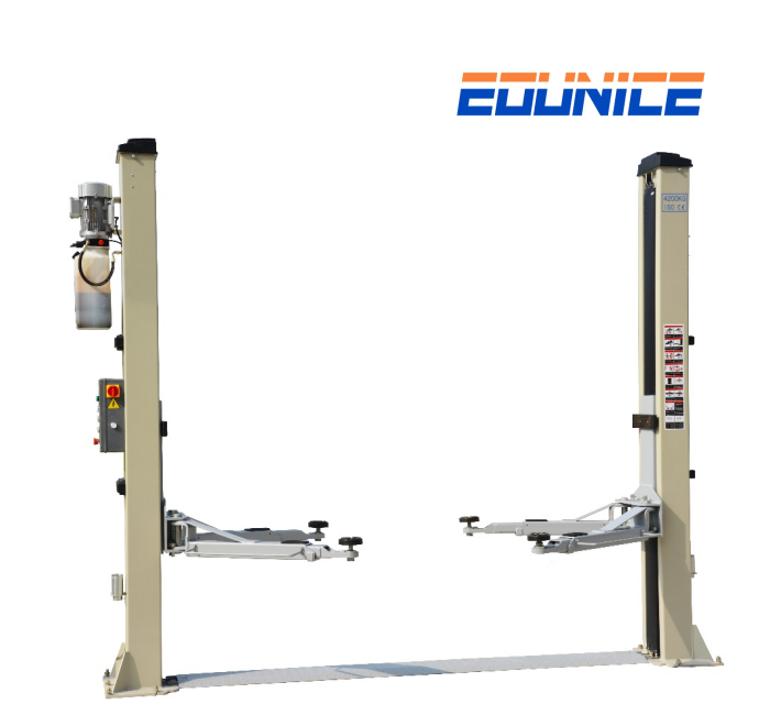 on-7223 High Quality Floor Plate Double Column Auto Hoist Two Post Car Lift