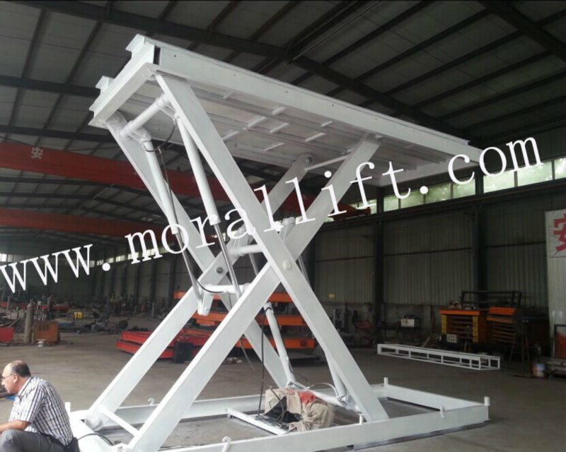 Stage Scissor Hydraulic Vehicle Lift Platform