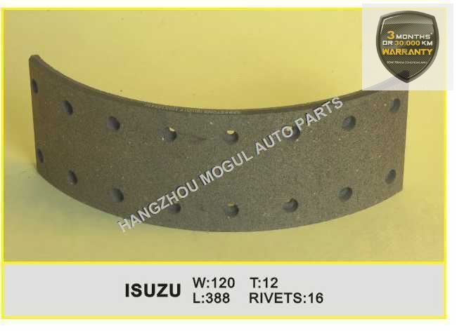 Long Lifetime Brake Lining for Japanese Truck (ISUZU-120)