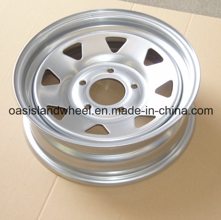 Steel Disc Trailer Wheel (3.5X12, 4.5X14, 5.5X15) for Small Trailer