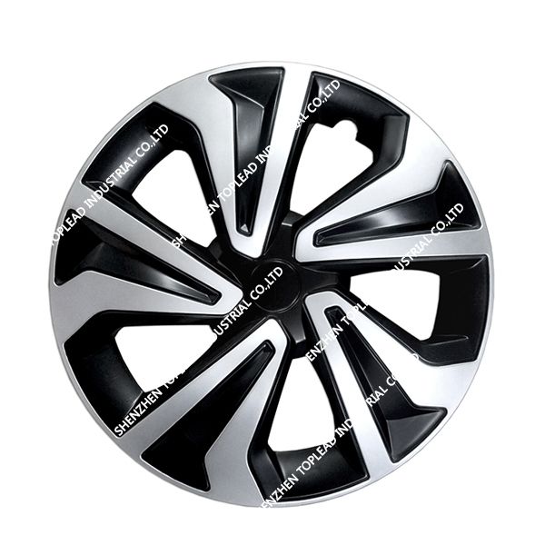 black plastic hubcaps