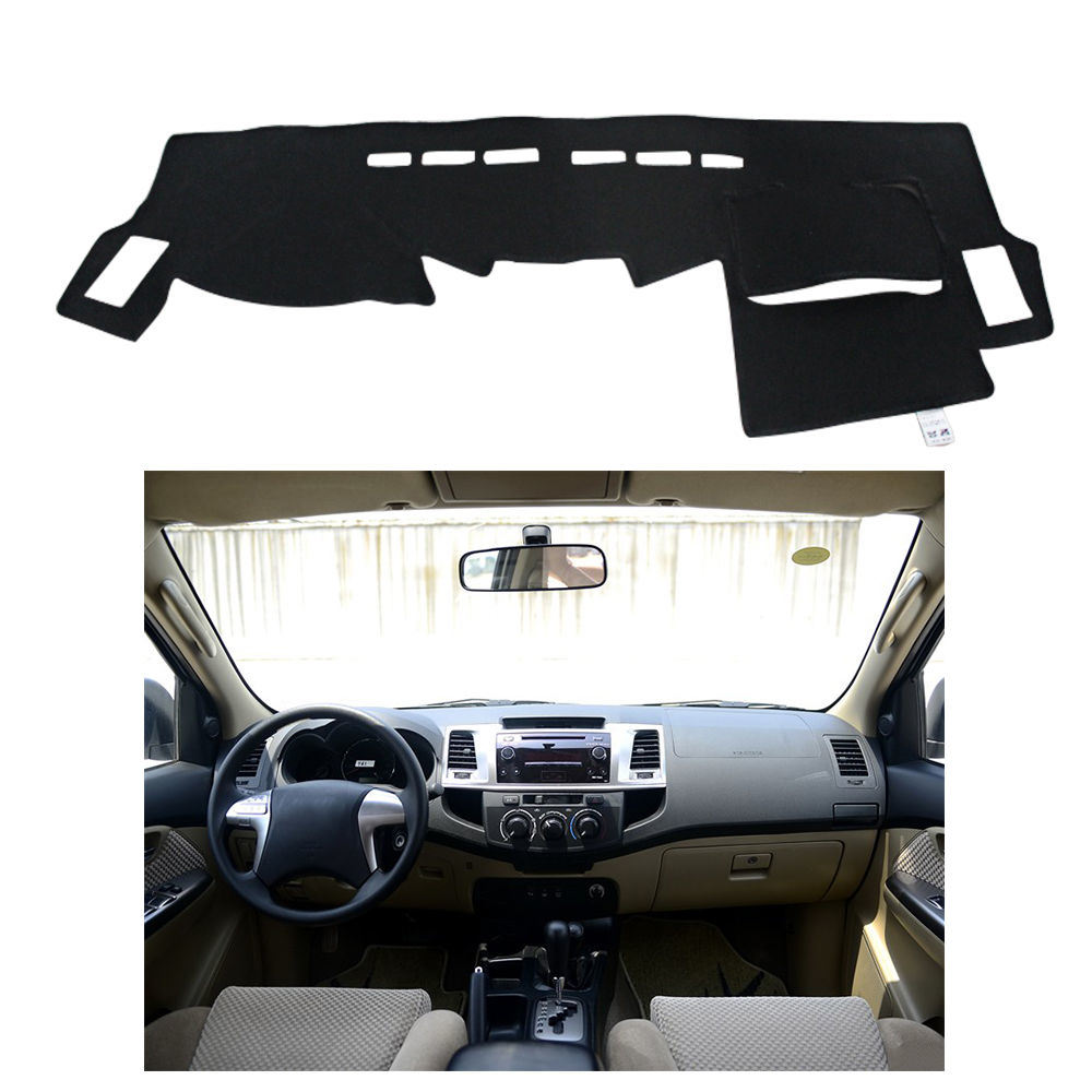 for Toyota Hilux Fortuner 2011-2015 Fly5d Dashmat Dashboard Cover Dash Board Mat