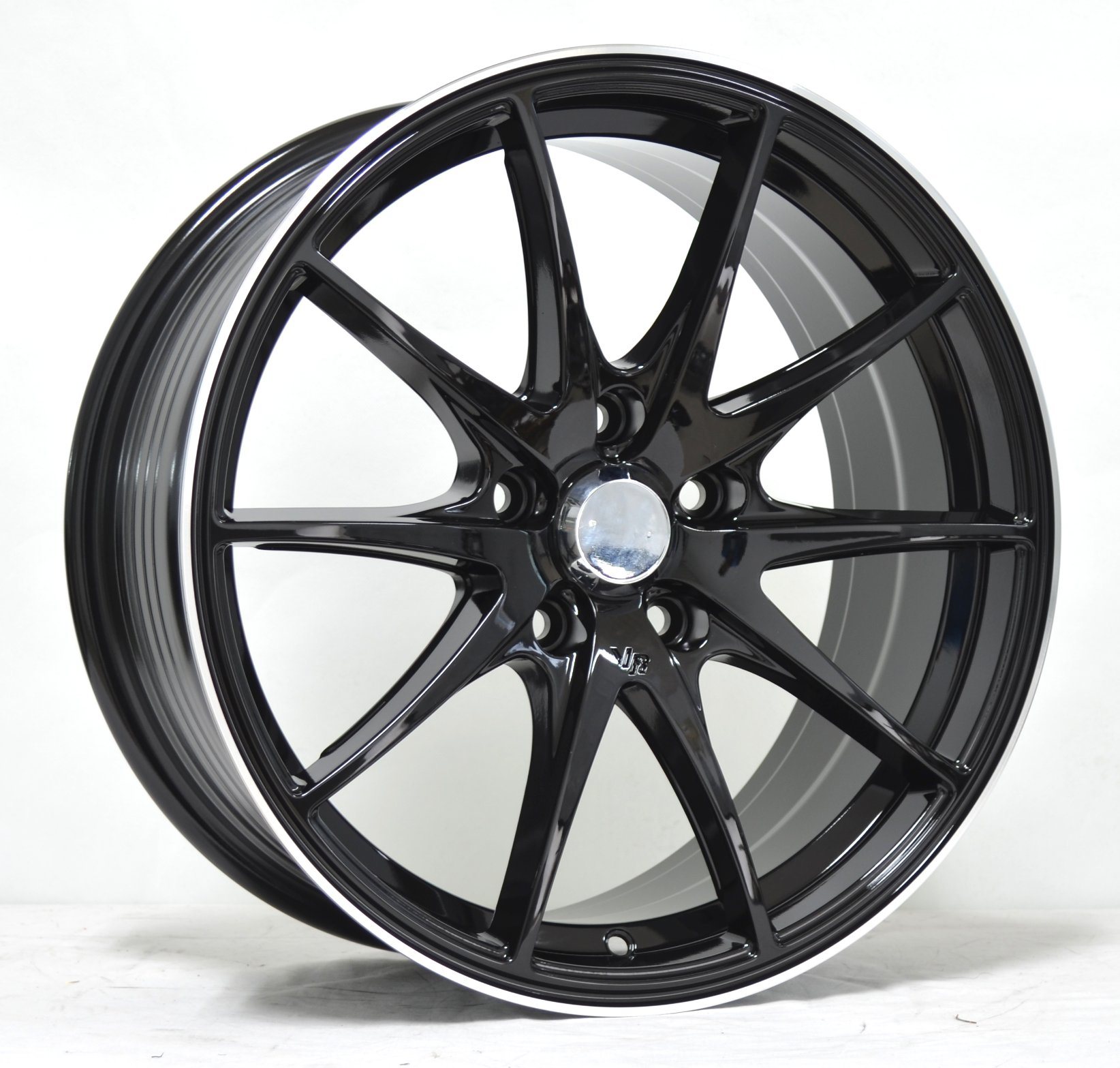 Aftermarket Full Painted Chrome 13inch 14inch 15inch 17inch 18inch 20inch Black Alloy Wheels for Car Kin-G25