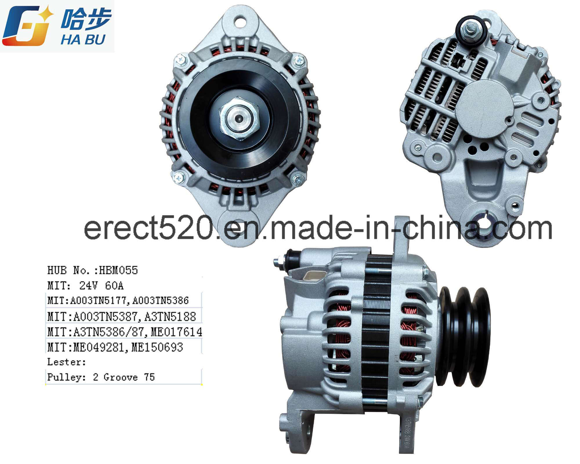 New Alternator A3tn5188 Vame017614 10-1323, 201372061 New Holland 12602