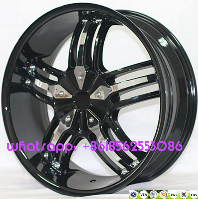 22*9.5j PCD6*139.7 Chrome Aluminum Rims Car Alloy Wheels