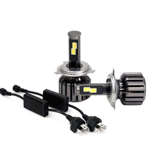 120W 10000lm 6000k CREE H3 LED Headlight Conversion