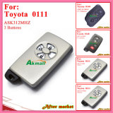 Smart Key with 3buttons Ask315.2MHz 0111 ID71 Wd03 RV4yariscorolla 2005 2010 Silver for Toyota